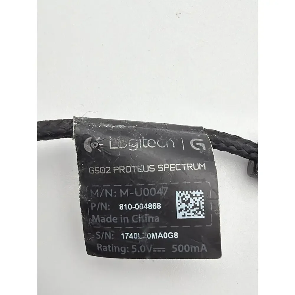 Logitech G502 Proteus Spectrum Wired Gaming Mouse